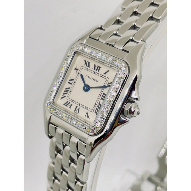 Cartier(カルティエ)のカルティエ　パンテールSM ダイヤモンド　カルティエ時計　新品仕上げ後は未使用 レディースのファッション小物(腕時計)の商品写真