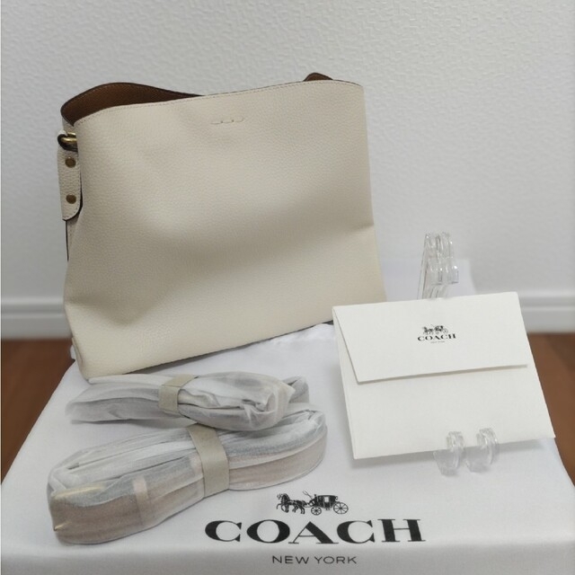 COACH コーチ ショルダーバッグ ウイロー 肩掛け ホワイト