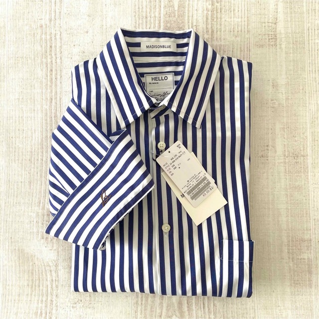 マディソンブルー J.BRADLEY ロングスリーブ シャツ L.STRIPE