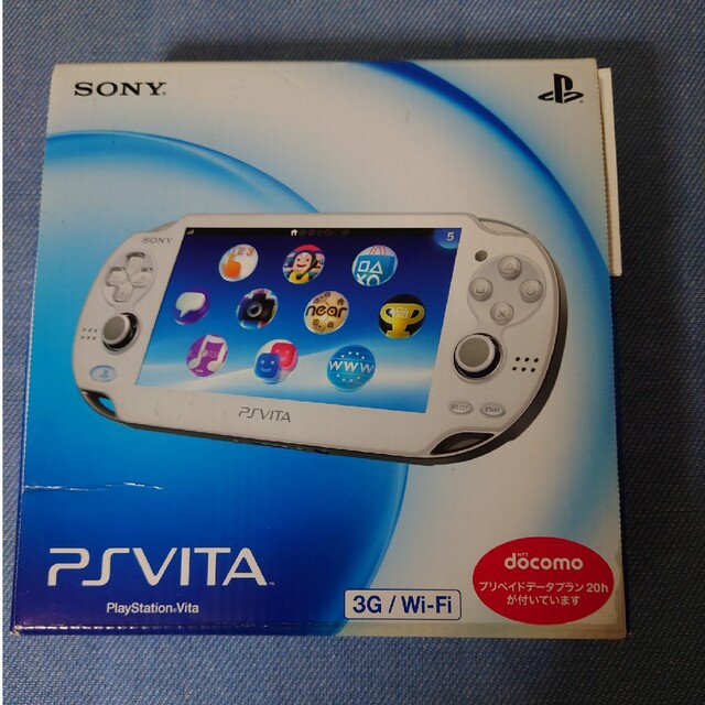 PlayStation®Vita クリスタル・ホワイト 3G/Wi-Fiモデル…