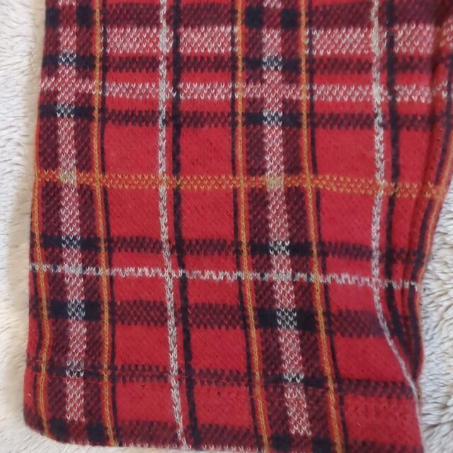 PETIT BATEAU(プチバトー)のPETIT BATEAUプチバトー赤チェック柄パンツ キッズ/ベビー/マタニティのベビー服(~85cm)(パンツ)の商品写真