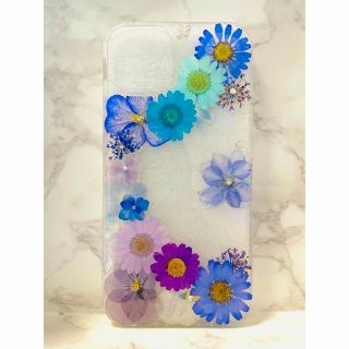 全機種対応 iPhoneケース 押し花ケース 押し花 ケース 花 Android(iPhoneケース)