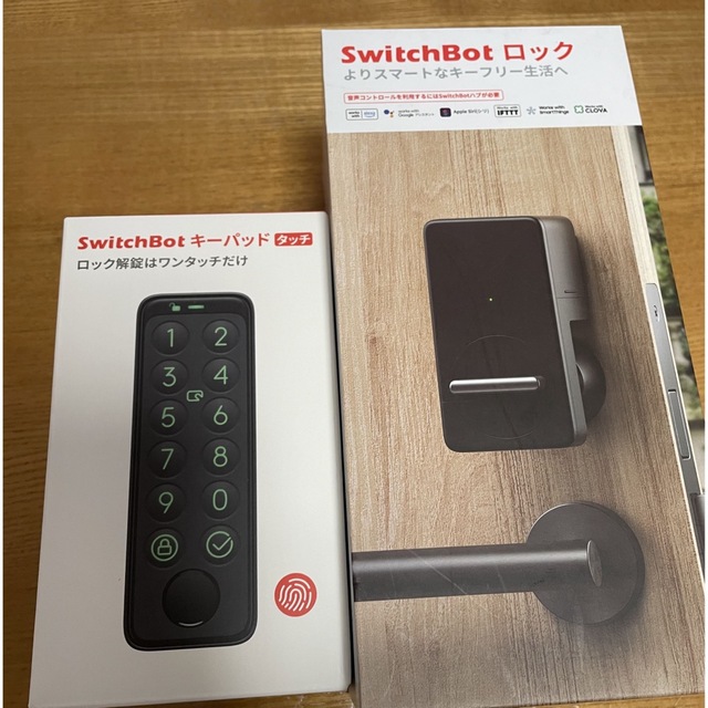 SwitchBot スマートロック 指紋認証パッド セット　②