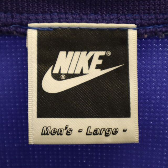 NIKE(ナイキ)のナイキ 90s 刺繍柄 ジャージ L ブルー系 NIKE スポーツ トレーニング メンズ 【中古】  【230210】 メンズのトップス(ジャージ)の商品写真