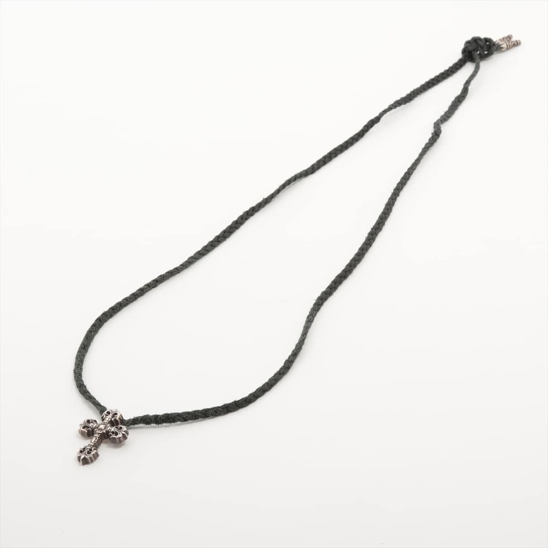 Chrome Hearts(クロムハーツ)のクロムハーツ フィリグリークロス レザー×925   ユニセックス ネック レディースのアクセサリー(ネックレス)の商品写真