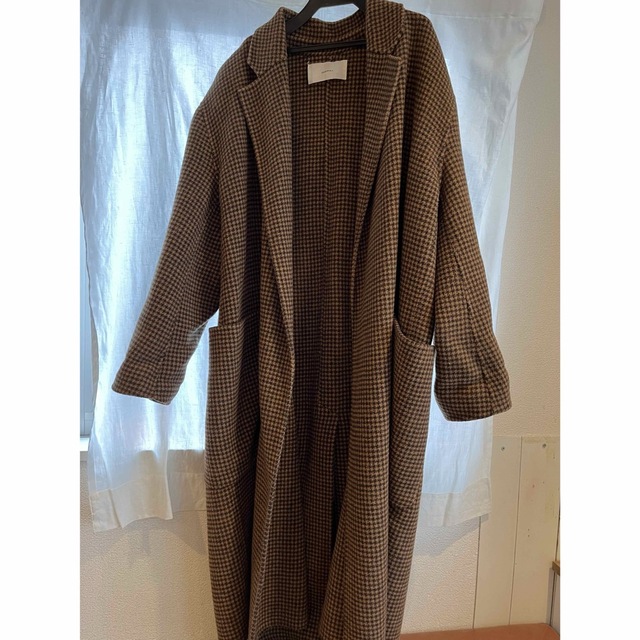 TODAYFUL オーバーチェックコート 36サイズ - ロングコート