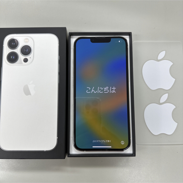 Apple(アップル)の【極美品】iPhone 13 Pro 512GB シルバー　SIMフリー（14） スマホ/家電/カメラのスマートフォン/携帯電話(スマートフォン本体)の商品写真