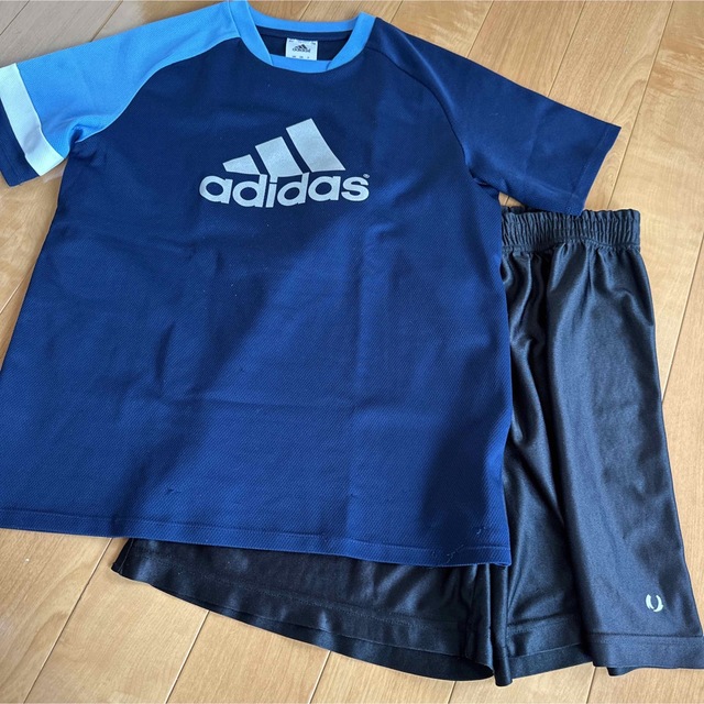160 adidas Tシャツ セットアップ ハーフパンツ | フリマアプリ ラクマ