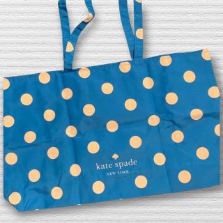 ケイトスペードニューヨーク(kate spade new york)の新品 ケイトスペード ノベルティ 水玉 エコバック トートバック(トートバッグ)