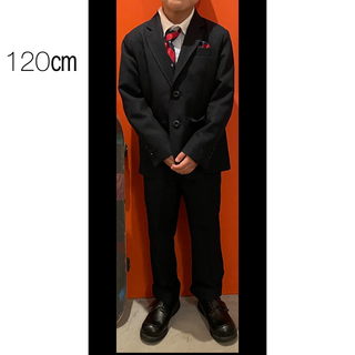男の子 入学式 卒園式 結婚式 七五三 スーツセット シューズ付 120cm(ドレス/フォーマル)