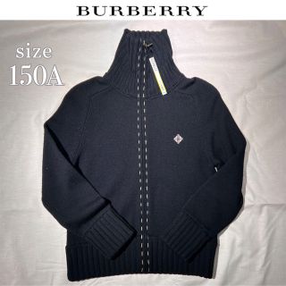 バーバリー(BURBERRY)のバーバリー150サイズ　ネイビージップカーディガン(カーディガン)