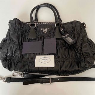 プラダ(PRADA)の値下げPRADA NAPPA GAUFRE NERO 2WAY(ショルダーバッグ)