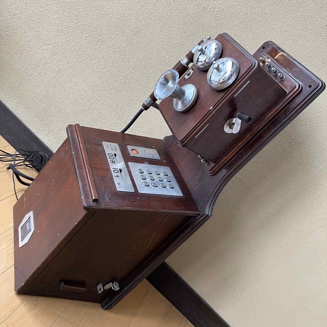 セール&特集> 昭和レトロ アンティーク 電話機 クラシックピンクTEL