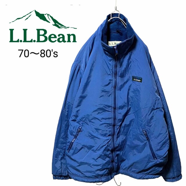 L.L.Bean】ウォームアップジャケット ナイロン A-288 - ブルゾン