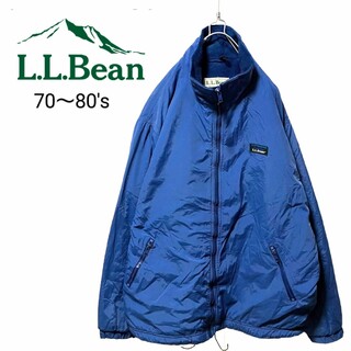 【L.L.Bean】80's ヴィンテージ ウォームアップジャケット A-498