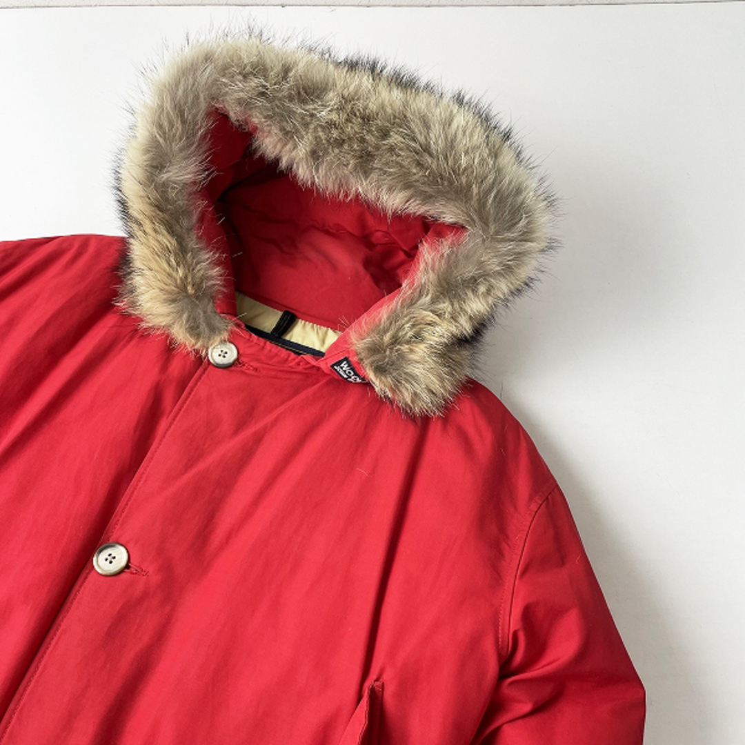 WOOLRICH ウールリッチ arctic parka アークティックパーカ M/レッド アウター ファー コート◇【2400010230929】