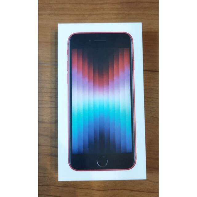 スマートフォン本体新品Apple iPhone SE 64GB レッド au