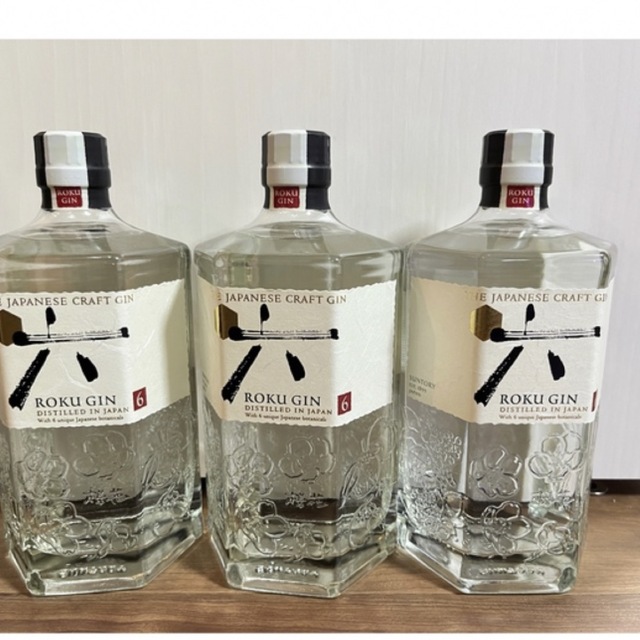 3本 サントリー ジャパニーズ クラフトジン＜六＞ ROKU GIN 700ml