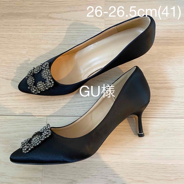 MANOLO BLAHNIK(マノロブラニク)のパンプス　GU様専用　マノロブラニク　ハンギシ風ハイヒール レディースの靴/シューズ(ハイヒール/パンプス)の商品写真