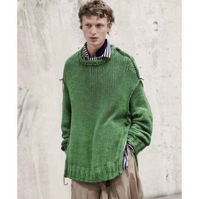 23SS sacai Knit Pullover ニット カーディガン