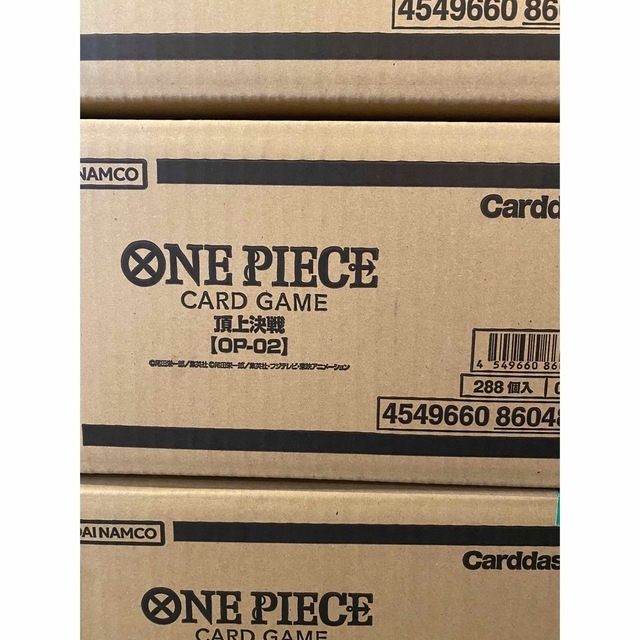 正規 ワンピースカードゲーム 強大な敵 2 カートン Box+デッキ+パック