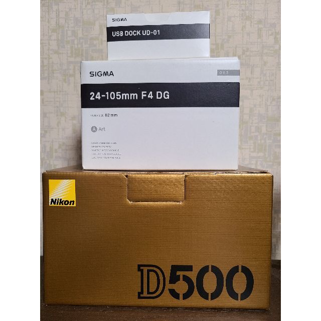 NIKON D500&SIGMA24-105mm F4 DG&USB DOCK