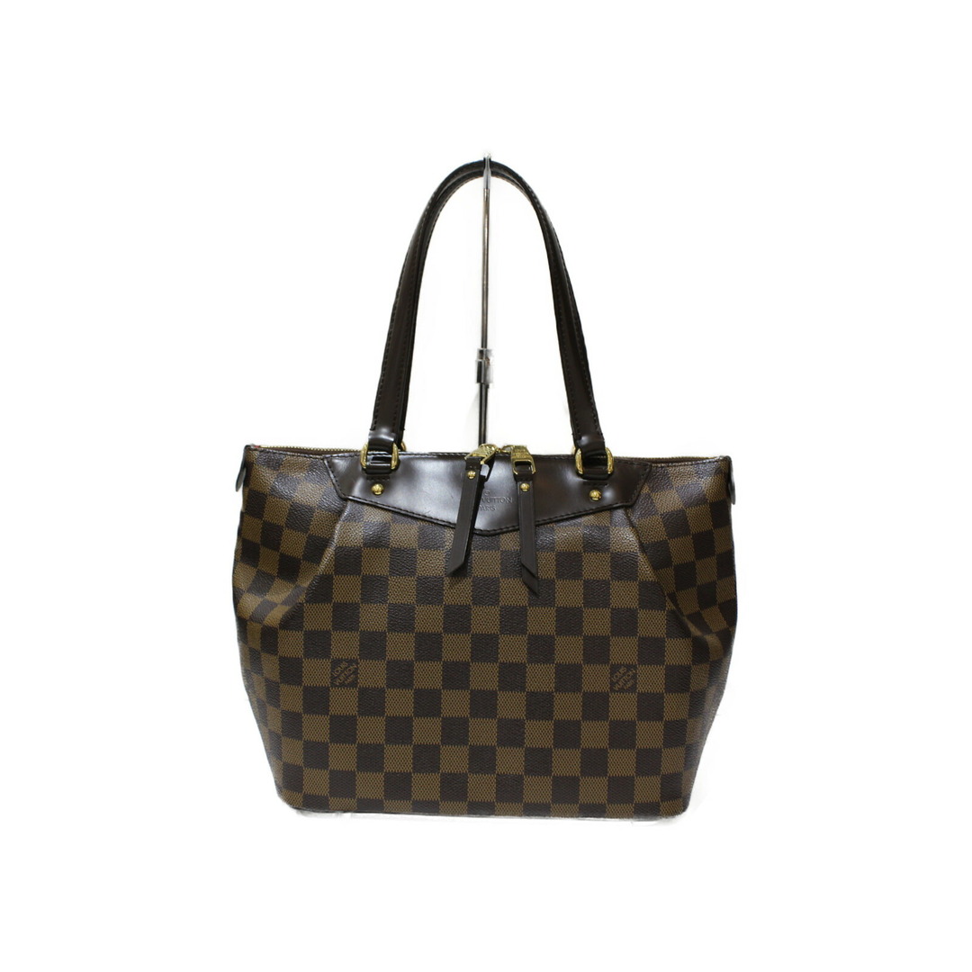 トートバッグLOUIS VUITTON　ウエストミンスターPM　N41102　ダミエ　トートバッグ　レディース　ゴールド金具　シンプル　ギフト　プレゼント包装可　　松前R56号店