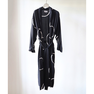 シティショップ(CITYSHOP)の新品【SUKU HOME】DRESSING GOWN  ブラック S (ロングワンピース/マキシワンピース)