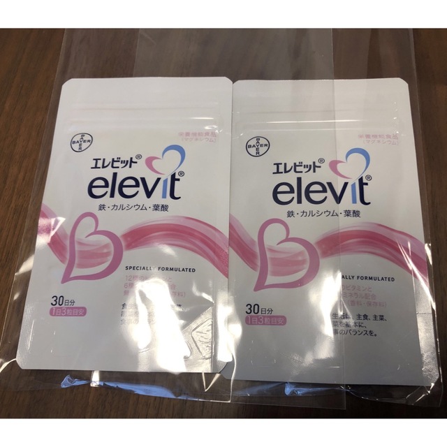 1袋 送料込 エレビット Elevit 90粒 30日分 バイエル薬品 葉酸