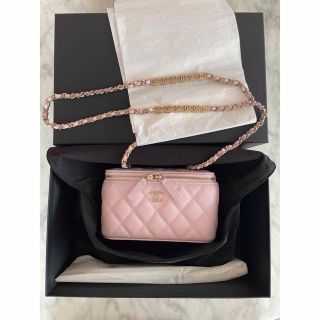 シャネル(CHANEL)の【新品】CHANEL ヴァニティバッグ  ココマークチェーン ピンク(ショルダーバッグ)