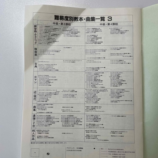 ブルグミュラー　18の練習曲　　全音 エンタメ/ホビーの本(楽譜)の商品写真