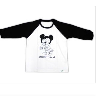 ディズニー(Disney)の嵐　ラグランTシャツ　ミッキー（二ノ宮）(アイドルグッズ)