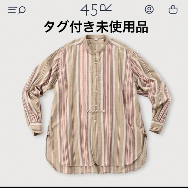 45R - タグ付き未使用品 45Rインドミニヘリンボンストライプの908ビッ