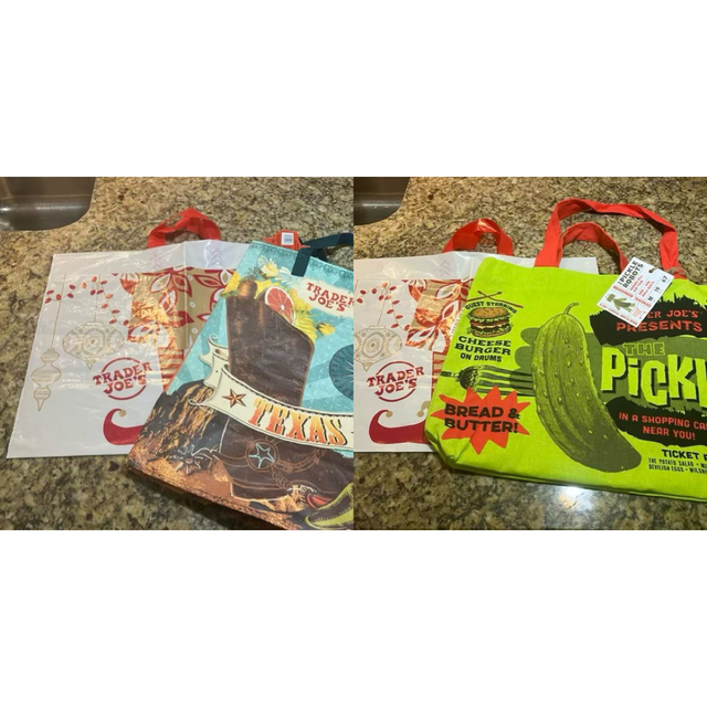 Trader Joe’s バッグ　Texas,pickles テキサス　ピクルス レディースのバッグ(エコバッグ)の商品写真