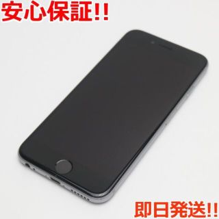 アイフォーン(iPhone)の美品 au iPhone6 16GB スペースグレイ (スマートフォン本体)