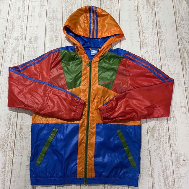 adidas - レア【adidas】アディダス マルチカラー ナイロンジップ