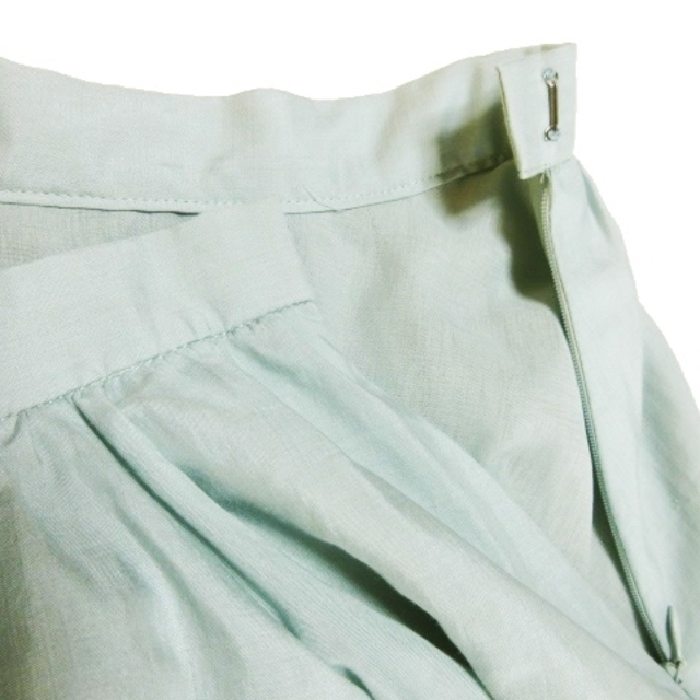ROPE’(ロペ)のロペ ROPE スカート フレア ミモレ ロング 薄手 アシメ 38 緑 レディースのスカート(ロングスカート)の商品写真