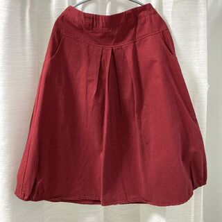 レトロガール(RETRO GIRL)のレトロガール RETRO GIRL 赤 バルーンスカート M(ロングスカート)
