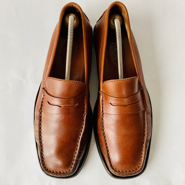 TOD'S トッズ 茶色 コインローファー 26.5cm 除菌・消臭済み www