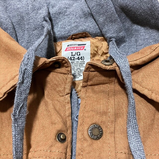 Dickies - 【Dickies】 フード付き レイヤードダック地ワーク