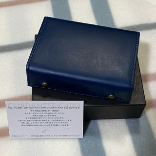 エムピウ(m+)のm+ エムピウ ミッレフォッリエ millefoglieII 2 P25 ブルー(折り財布)