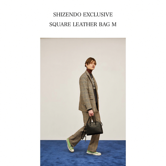 SHIZENDO EXCLUSIVE SQUARE LEATHER BAG Mバッグ