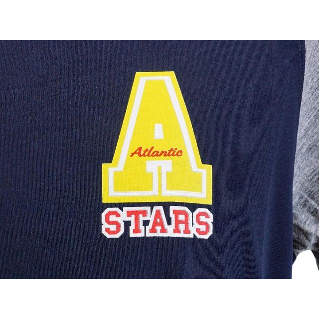 Atlantic STARS(アトランティックスターズ)のTシャツ アトランティックスターズ U-11 グレー×ネイビー S メンズのトップス(Tシャツ/カットソー(半袖/袖なし))の商品写真