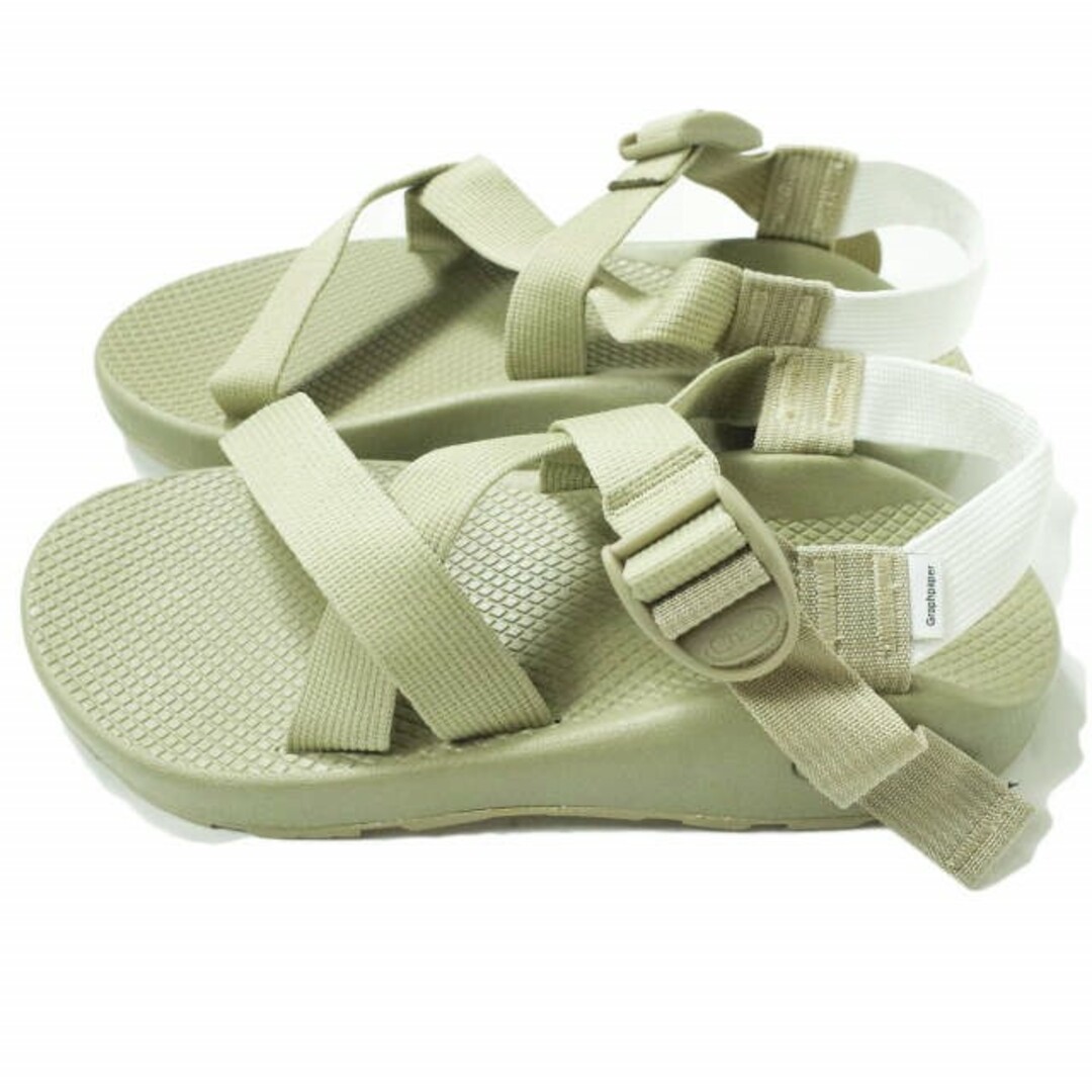 Graphpaper x Chaco グラフペーパー チャコ 別注 Z1 CLASSIC ストラップサンダル GM17-S-601 US8(26cm) GREIGE アウトドア Sandals シューズ【新古品】【Graphpaper × Chaco】