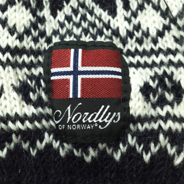 Nordlys OF NORWAY ノルディック柄ニットミトン NAVY/WHITE ノルウェー 手袋 グローブ ウール【中古】【Nordlys OF NORWAY】 メンズのファッション小物(手袋)の商品写真