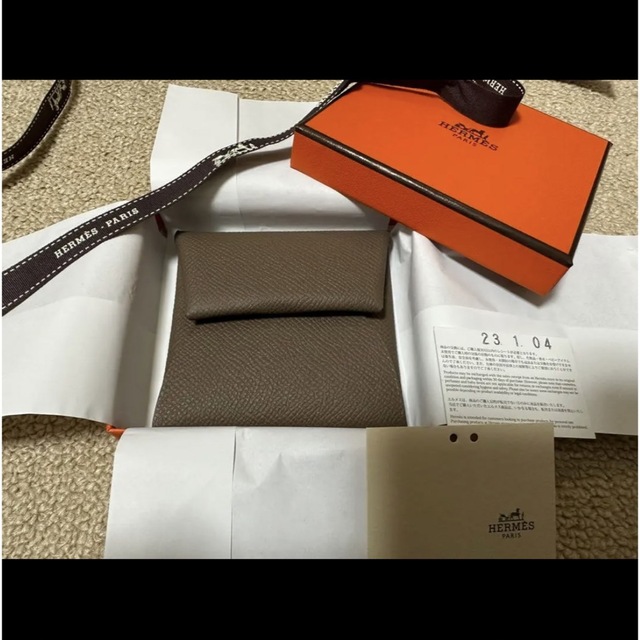 Hermes(エルメス)の※※専用ページ※※エルメス　バスティア　エトゥープ　エプソン　新品 メンズのファッション小物(コインケース/小銭入れ)の商品写真