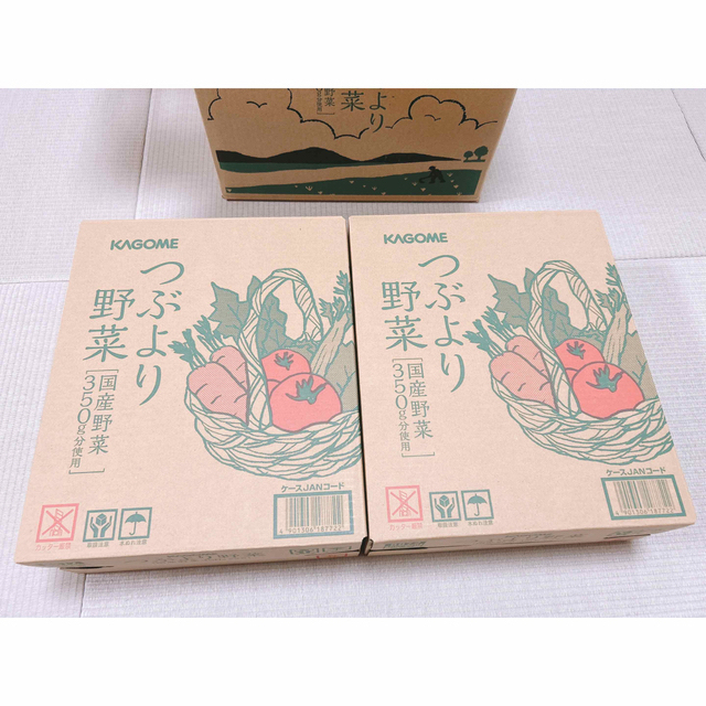 KAGOME つぶより野菜　195g 30本 2箱セット