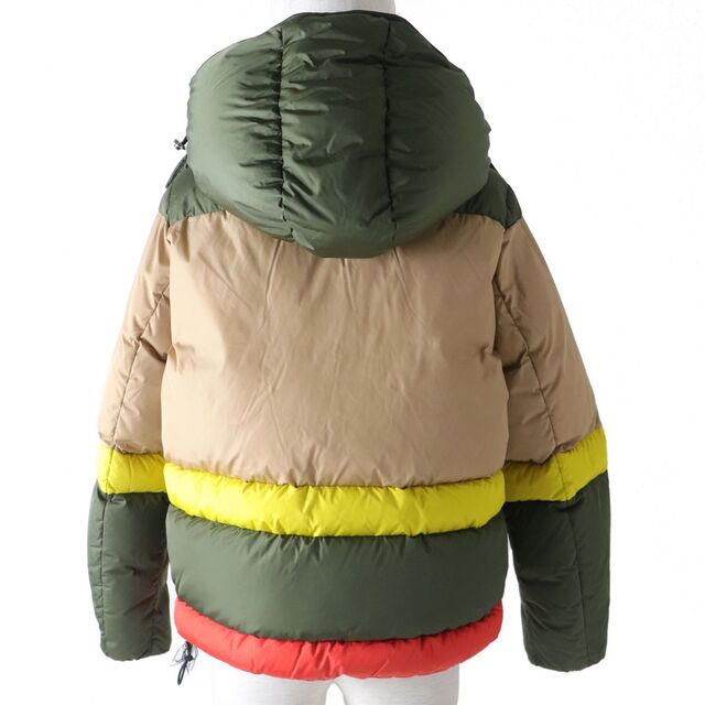 MONCLER(モンクレール)の良品◇国内正規品 MONCLER モンクレール 19-20AW MARITSA Mロゴデザイン フード付 ZIP UP ダウンジャケット マルチカラー 0 レディース レディースのジャケット/アウター(ダウンジャケット)の商品写真