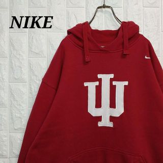 ナイキ(NIKE)のナイキ インディアナ大学 アメフト カレッジ パーカー スウェット 刺繍(パーカー)