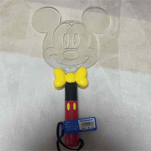 Disney(ディズニー)のミッキー 顔型 ペンライト エンタメ/ホビーのおもちゃ/ぬいぐるみ(キャラクターグッズ)の商品写真